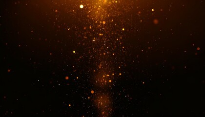 dust particles fly in the air over black background with light leak 4k photo