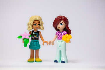 Naklejka premium Lego Friends girls mini figures