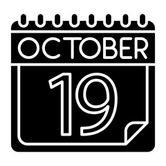 October Icon Design