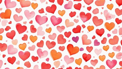 Valentine's Day Hearts Collection - A Seamless Vector Set of Love's True Colors