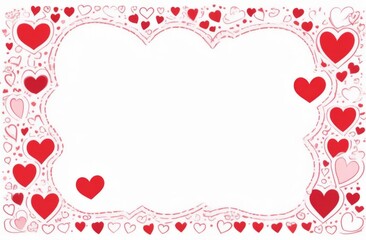 Text frame on a white sheet of paper, colorful frames, birds, balls, berries, threads