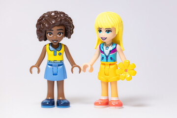 Naklejka premium Lego Friends girls mini figures