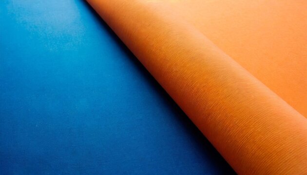 a background with a gradient from orange to blue with a triangle hard visible wrinkle effect