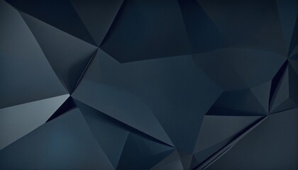 Futuristic 3D Geometric Elegance in Low Polygonal Facets