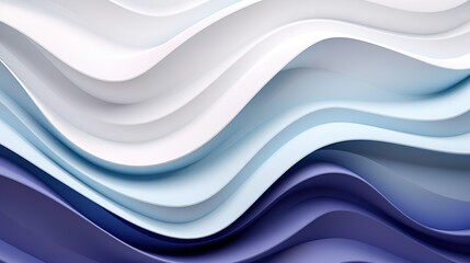 Obraz premium Textile, flow, silk background, futuristic wallpaper, design, abstract, light, bright, smooth, curve, white and blue waves.