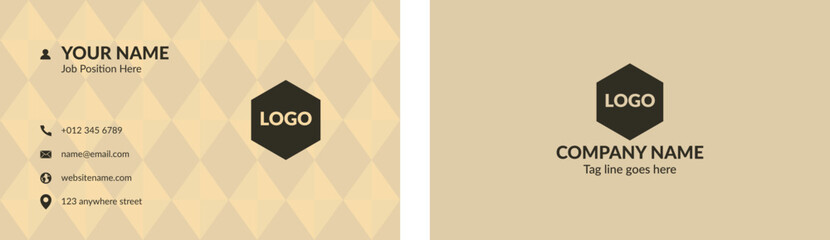 Creative modern business card