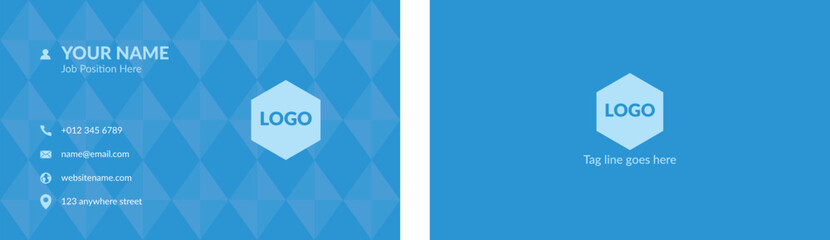 Creative modern business card