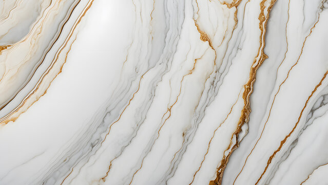 A white and gold marble wall with a gold stripe