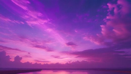 Fototapeta na wymiar violet neon glow sky background
