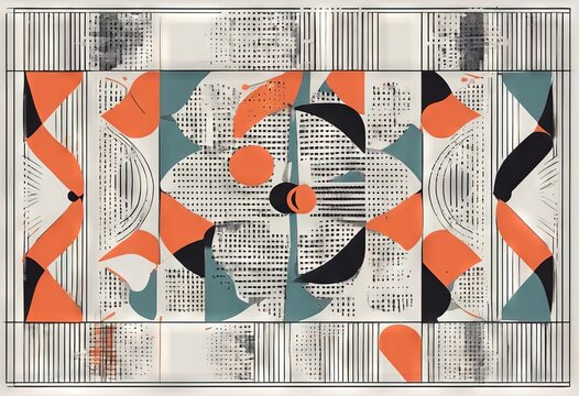 'primitive other Bauhaus shapes contemporary elements design aesthetic figure spiral star Brutal flower Brutalist memphis abstract Swiss geometric design oval grids'