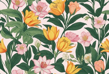 Blooming Beauties: A Collection of Elegant Flora Illustrations