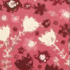Oil paintings and various floral landscapes, chrysanthemums, lotus leaves, waterfalls, roses, peonies, flowers, and birds