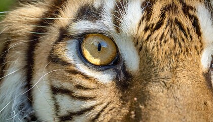 big eyes eyes of a red tiger close up