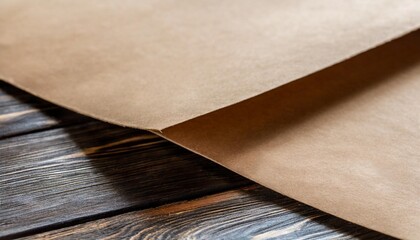 flat brown paper background closeup