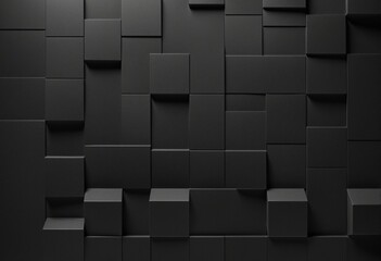  Graphic Design Concept featuring Modern Geometric Layout in Grayscale 