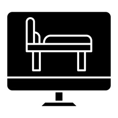 Tv Monitor Line Icon