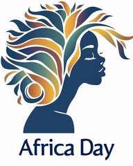 African day text poster