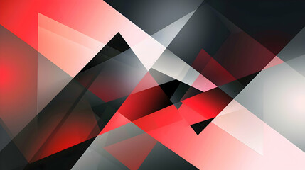 A sleek and stylish abstract background with a seamless gradient transitioning between red, black, and white, overlaid with minimalist geometric shapes. Image to simulate the effect of an HD camera