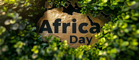 Africa day text banner