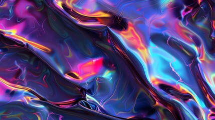 Modern holographic neon paper. Perfect for backgrounds, banners, wallpapers, posters, and covers.