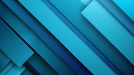 Obraz premium abstract blue geometric shapes and layers overlapping modern banner background