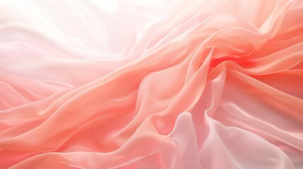 Fototapeta premium abstract futuristic texture combining pastel peach and rose pink isolated on white modern graphic design background