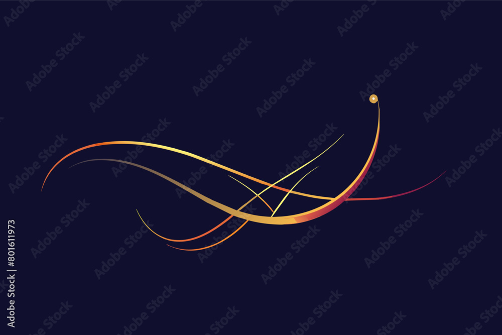 Poster minimalist single line art highlighting negative space