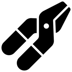 pliers solid icon