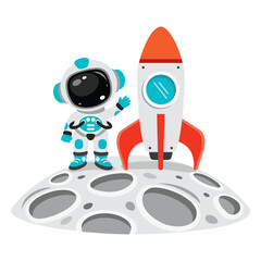 Space Concept With An Astronaut