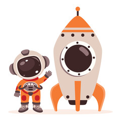 Space Concept With An Astronaut