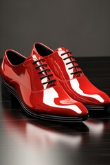 patent leather gentleman's shoes Generative AI