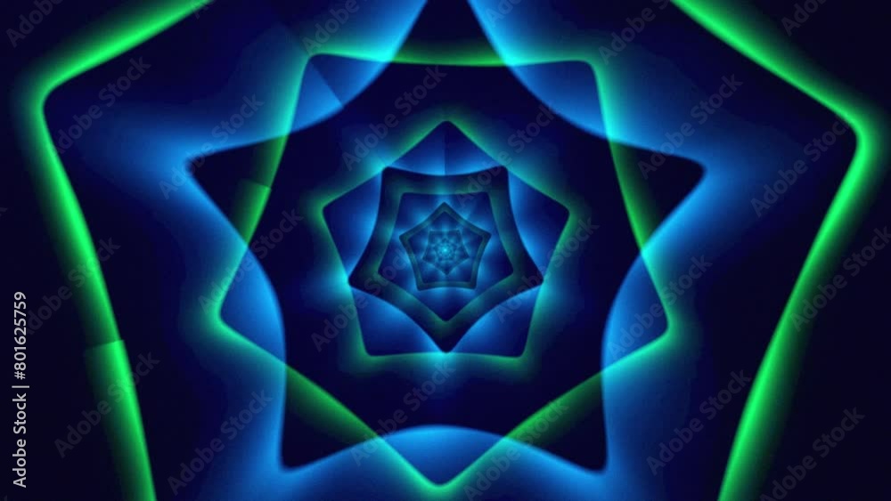 Sticker blue lotus flower, star noise neon, seamless rays sweep light energy glowing