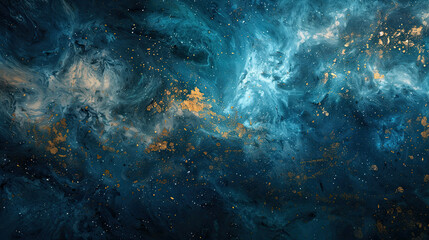 Obraz premium Abyssal Solipsism Exploring the Depths of Space