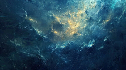 Fototapeta premium Abyssal Solipsism Exploring the Depths of Space