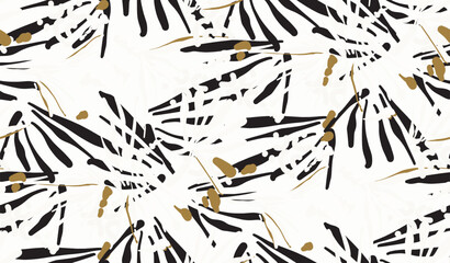 abstract orgnic pattern. minimal tropical jungle abstract organic shapes pattern. lines strokes, creative background