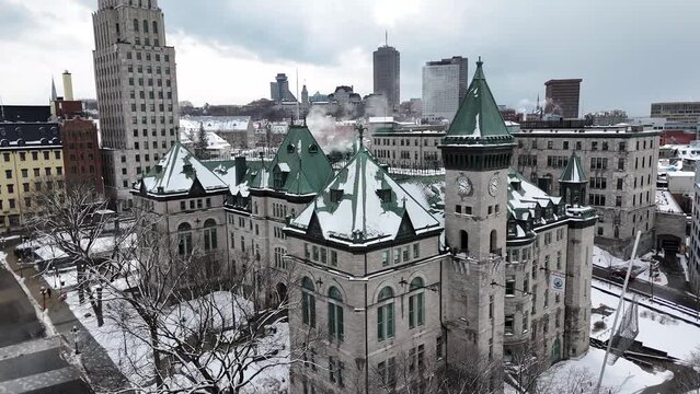 Quebec City- City Hall in Winter