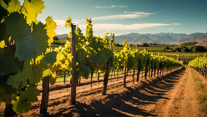 Stunning vineyard Argentina  summer