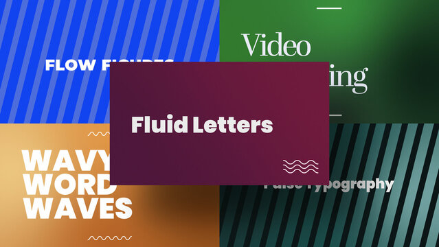 Classic Text Flow | Animated Titles with Control Panels