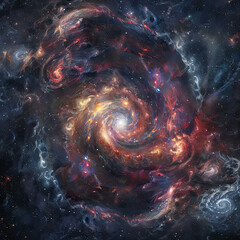 Scintillating Cosmos Radiant Galaxy