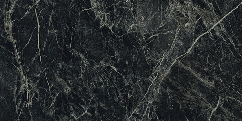 Black marble background. Black Portoro marble wallpaper and counter tops. Black marble floor and...
