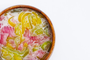 Thai dessert in coconut milk