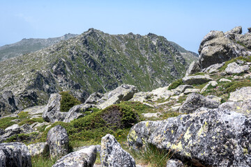 Landscape of Rila Mountain near Kalin peaks, Bulgaria