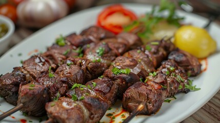 Afghan cuisine shish kebab kebab. 