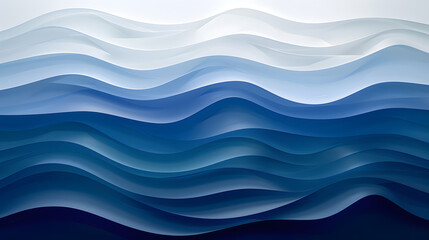 Fototapeta premium A closeup image capturing an azure wind wave, a geological phenomenon, in electric blue and magenta on a white background. The pattern of the waves slope creates a mesmerizing event