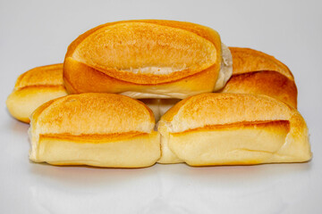 Traditional French bread or fresh bakery salt bread