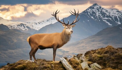 red deer stag