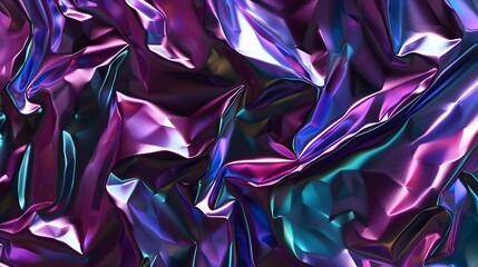 Modern 3D backdrop with moving holographic neon geometrical wavy pattern&mdash;a blend of technology and art. Perfect for backgrounds, banners, wallpapers, posters, and covers.