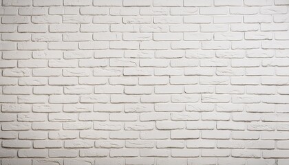 white painted old brick wall panoramic background