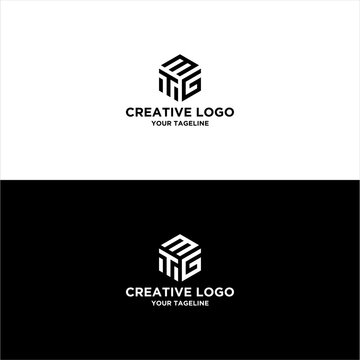 creative letter TMG  logo design vector