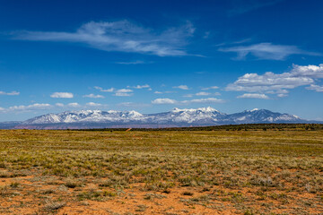 View from Highway 313 in Utah near Dead Horse Point.